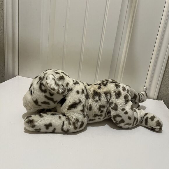 Animal Alley Snow Leopard Plush Stuffed Animal Realistic Weighted Toys R Us 2000 - Picture 3 of 10